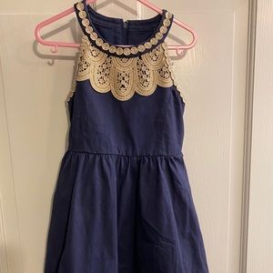 Lilly Pulitzer Kinley dress ( Navy) girls size 5
